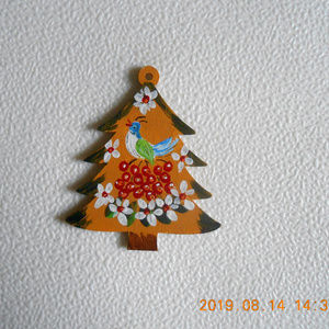 Hand made Christmas Ornament, hand painted,